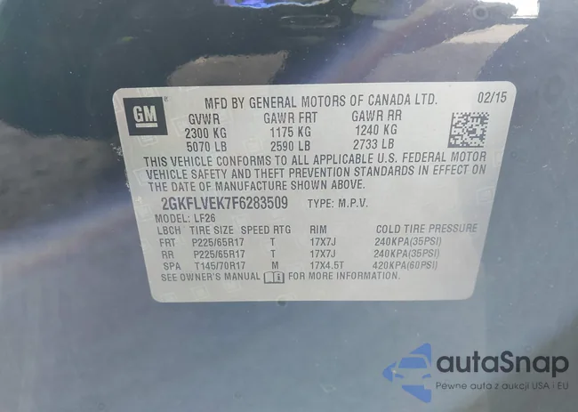 2GKFLVEK7F6283509: 43598740