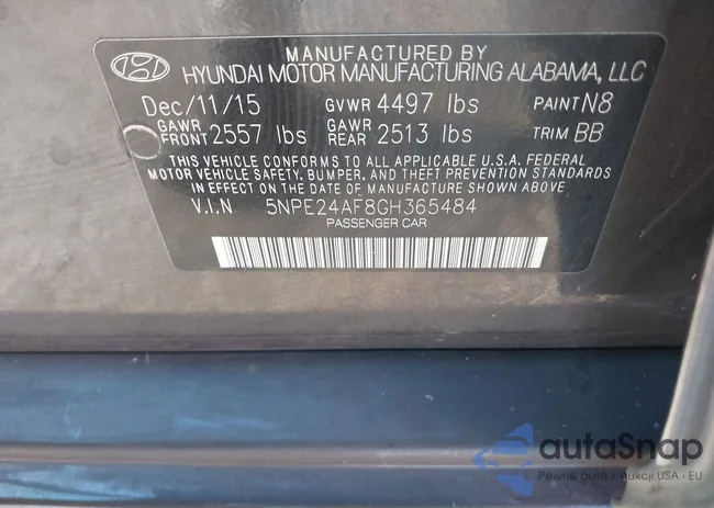 5NPE24AF8GH365484: 43598188