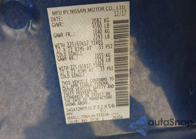 5N1AT2MT9JC732456: 43599366