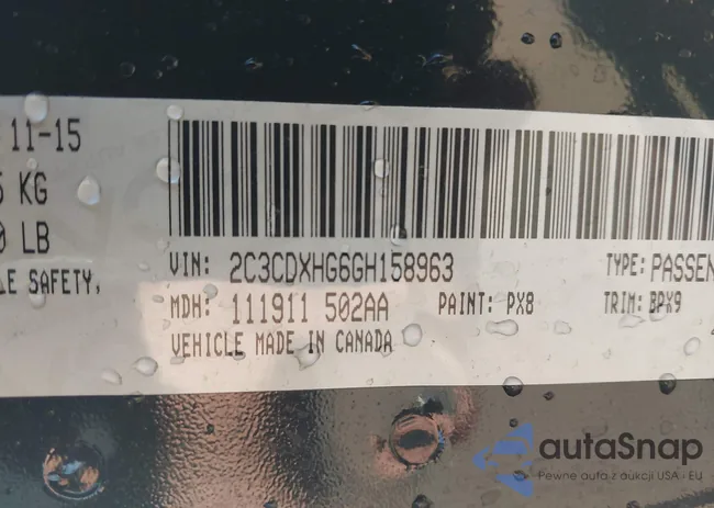 2C3CDXHG6GH158963: 43599367