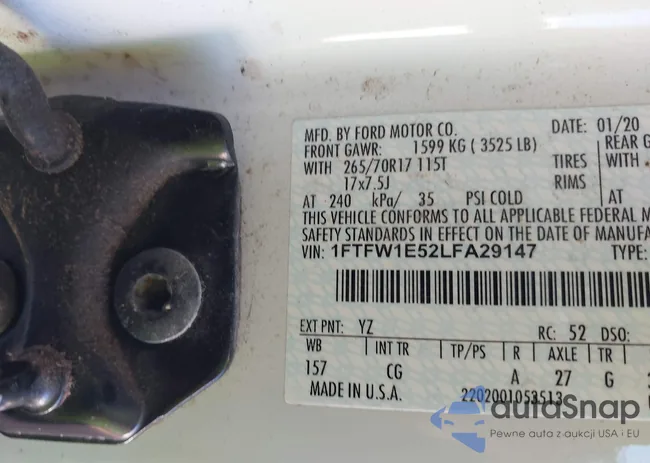 1FTFW1E52LFA29147: 43599416