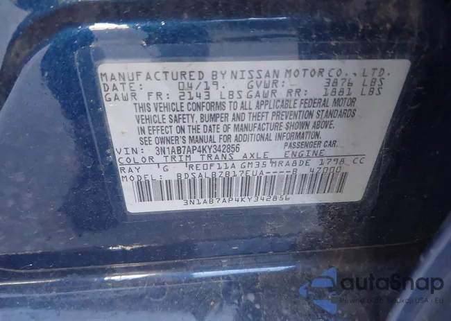 3N1AB7AP4KY342856: 43599484