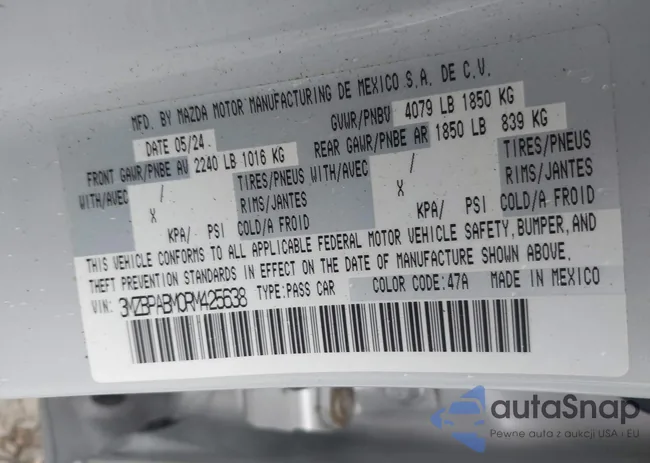 3MZBPABM0RM425638: 43599704