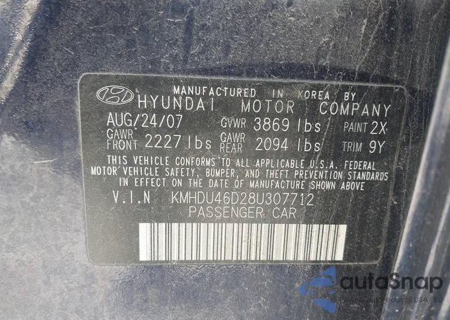 KMHDU46D28U307712: 43598904