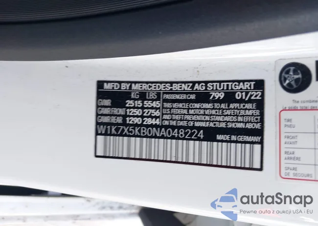 W1K7X5KB0NA048224: 43599060