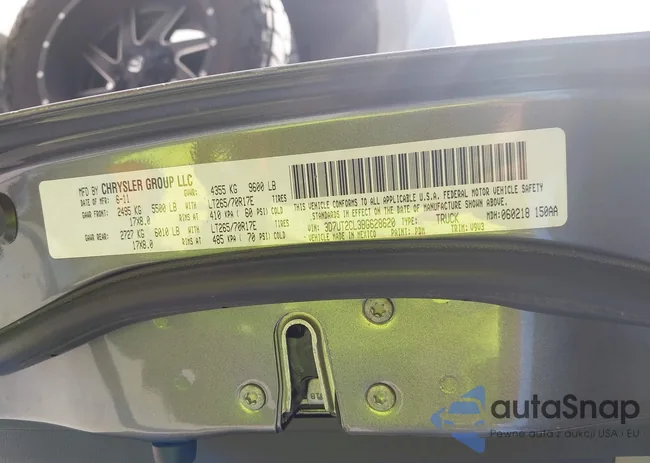 3D7UT2CL3BG628620: 43600319