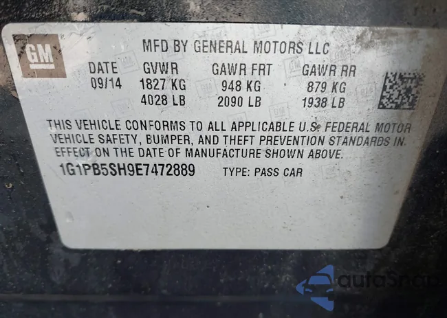 1G1PB5SH9E7472889: 43600584