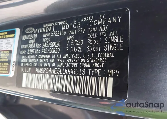 KM8R54HE5LU086513: 43600660