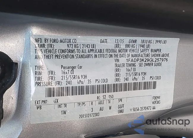 1FADP3K29GL257976: 43600724