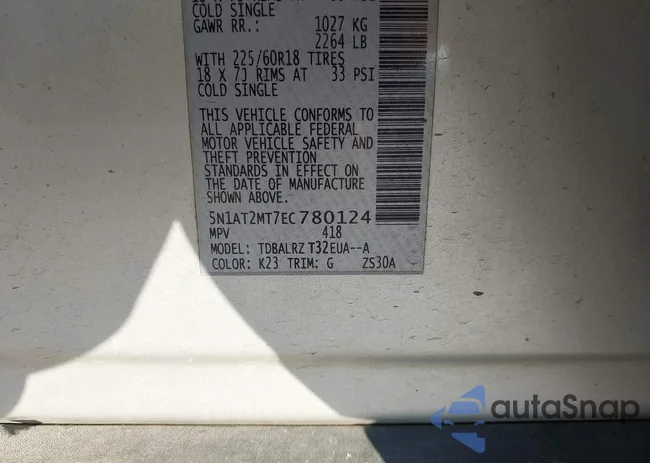 5N1AT2MT7EC780124: 43601139