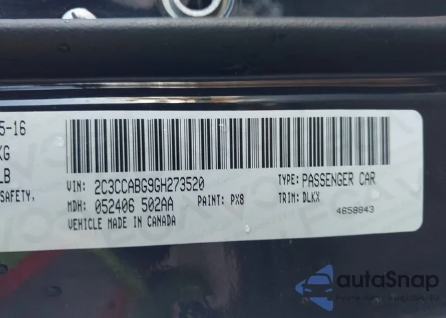 2C3CCABG9GH273520: 43602387