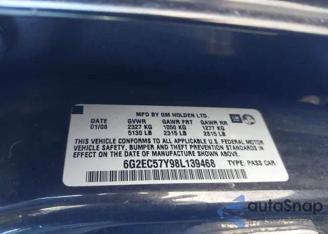 6G2EC57Y98L139468: 43602700