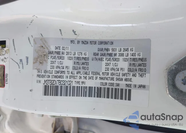 JM3TB2DV7B0321021: 43602820