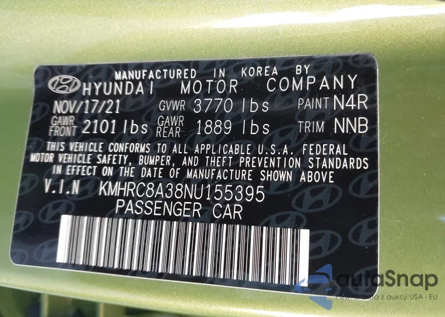 KMHRC8A38NU155395: 43602872