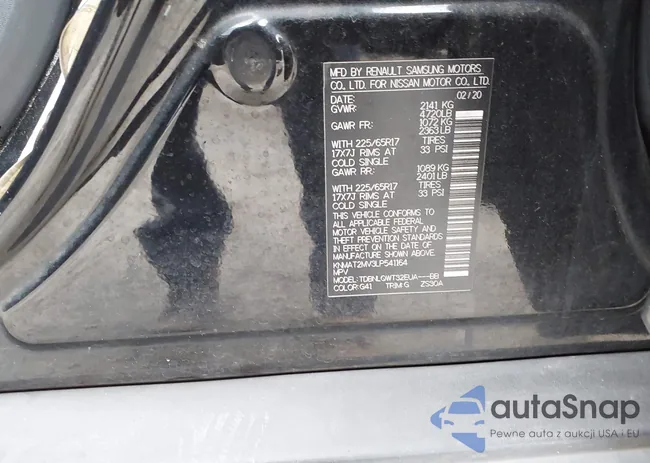 KNMAT2MV3LP541164: 43601929