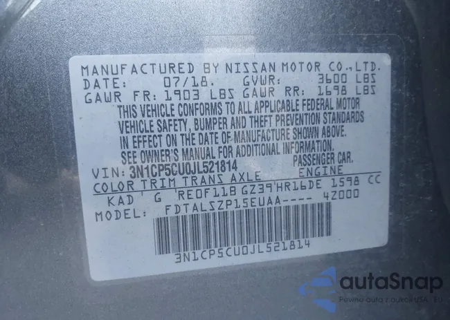 3N1CP5CU0JL521814: 43601940