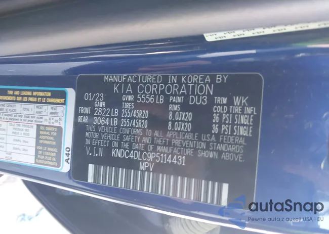 KNDC4DLC9P5114431: 43602119