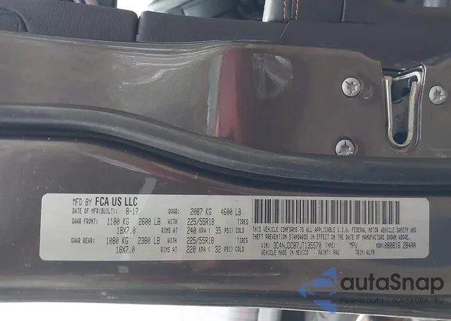 3C4NJDCB7JT135570: 43603354