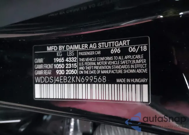 WDDSJ4EB2KN699568: 43603446