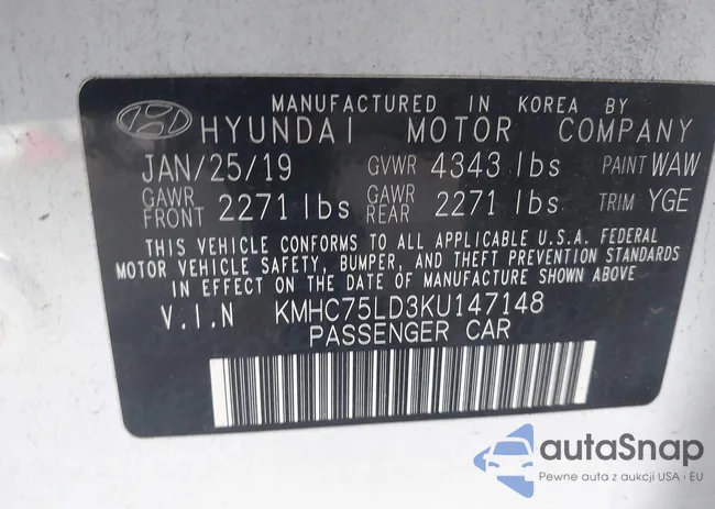 KMHC75LD3KU147148: 43603608