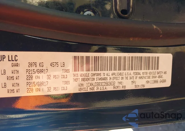 1C4NJDBB3CD563632: 43603624