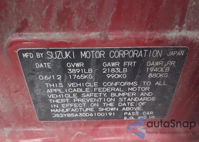 JS2YB5A30D6100191: 43603756