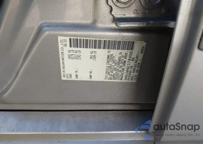 1N4AL2AP4AC178406: 43604345