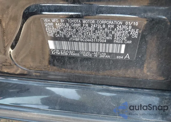 JTHBF5C24A5117004: 43604462