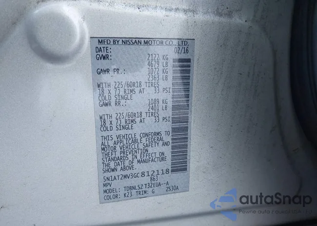 5N1AT2MV3GC812118: 43604576