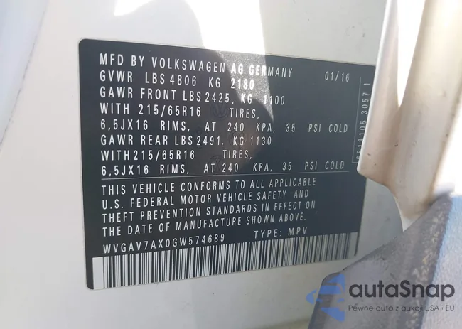 WVGAV7AX0GW574689: 43604698