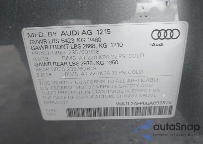 WA1L2AFP6GA092876: 43604712