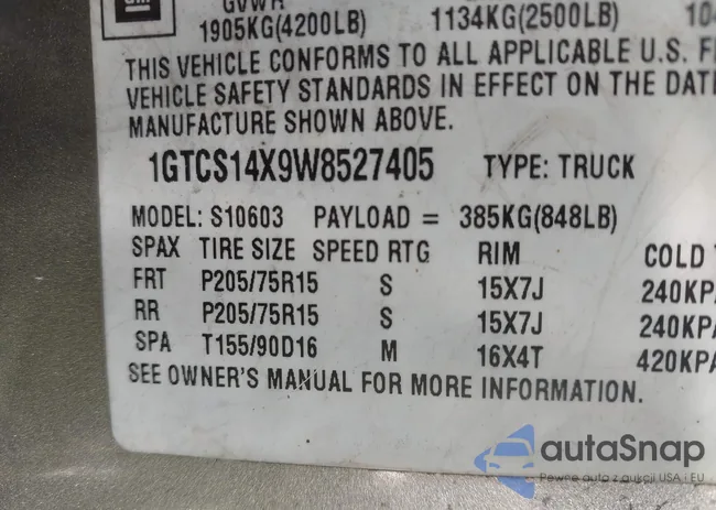 1GTCS14X9W8527405: 43604729