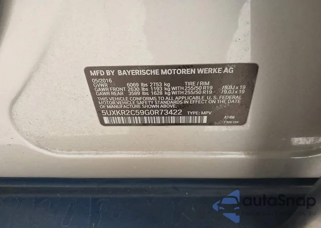 5UXKR2C59G0R73422: 43605376