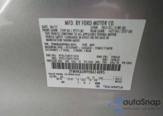 2FMHK6D89HBA14095: 43605554