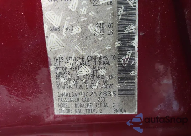 1N4AL3AP7JC217835: 43605589