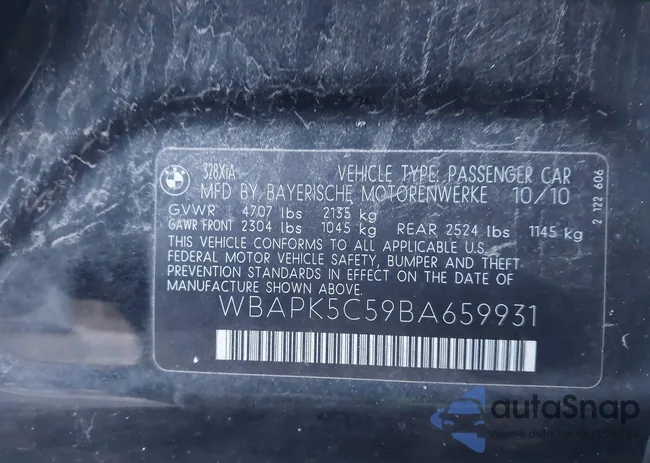 WBAPK5C59BA659931: 43605608