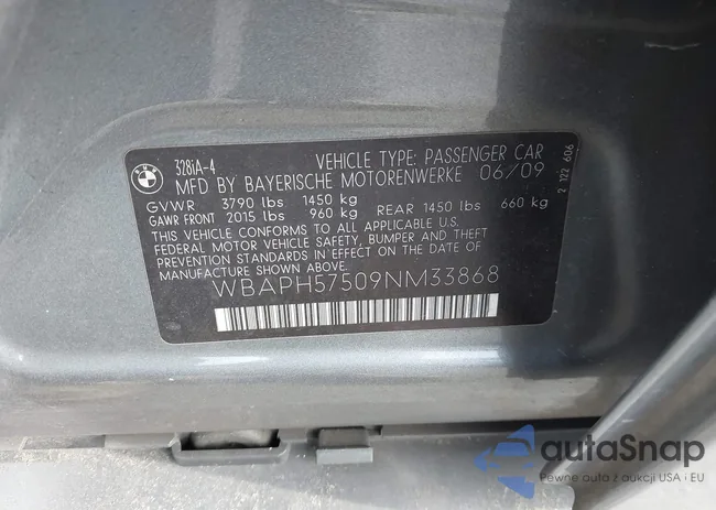 WBAPH57509NM33868: 43605849