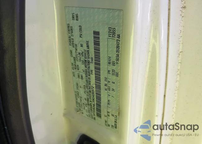 1FTDS34LX9DA56972: 43605096