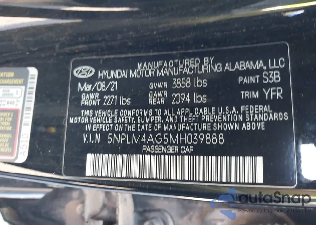 5NPLM4AG5MH039888: 43605235