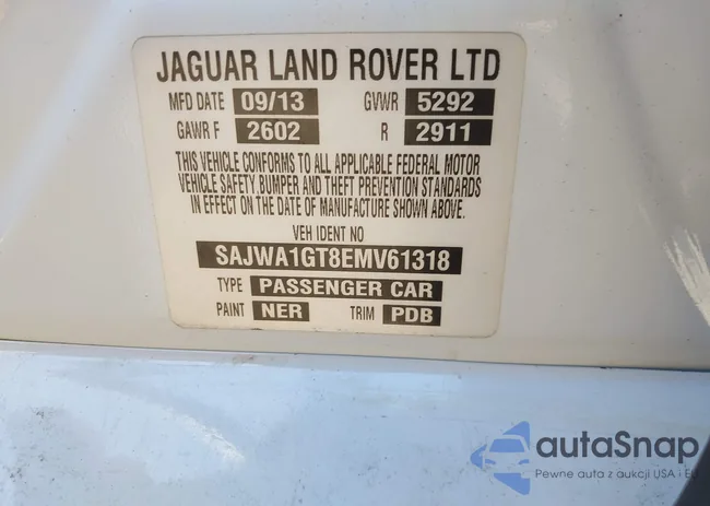 SAJWA1GT8EMV61318: 43605281