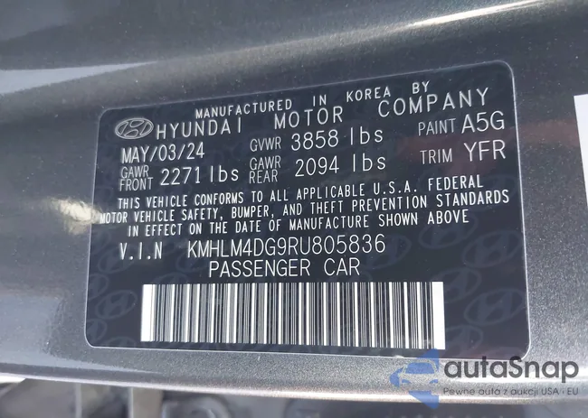 KMHLM4DG9RU805836: 43606552