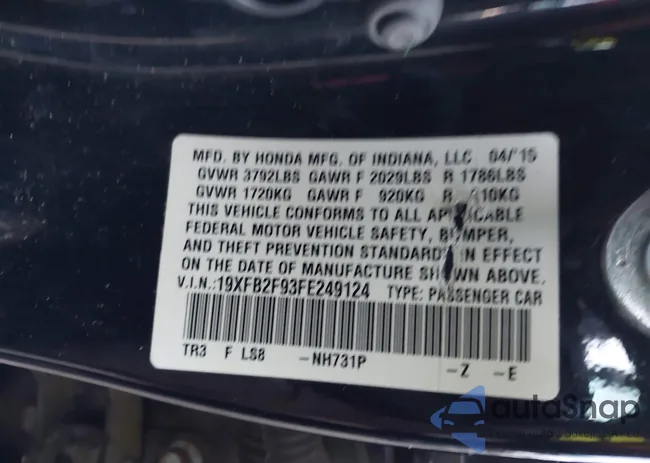 19XFB2F93FE249124: 43606558