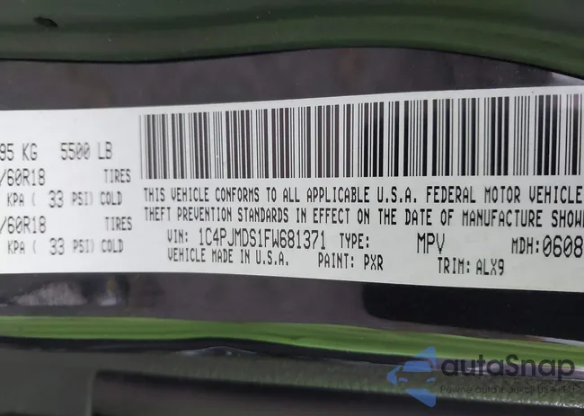 1C4PJMDS1FW681371: 43605961