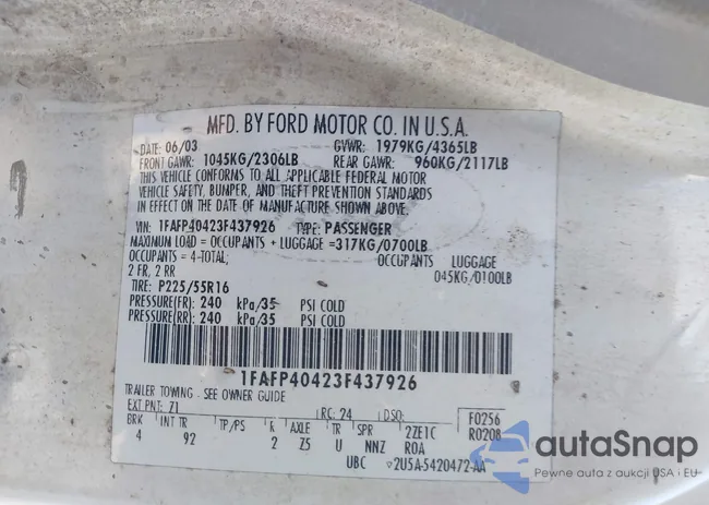 1FAFP40423F437926: 43606078