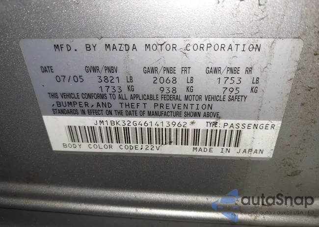 JM1BK32G461413962: 43607301