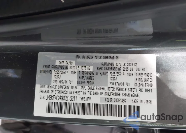 JM3KFACM4K0616211: 43607311