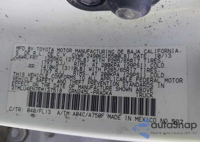 3TMLU4EN7EM137518: 43607395