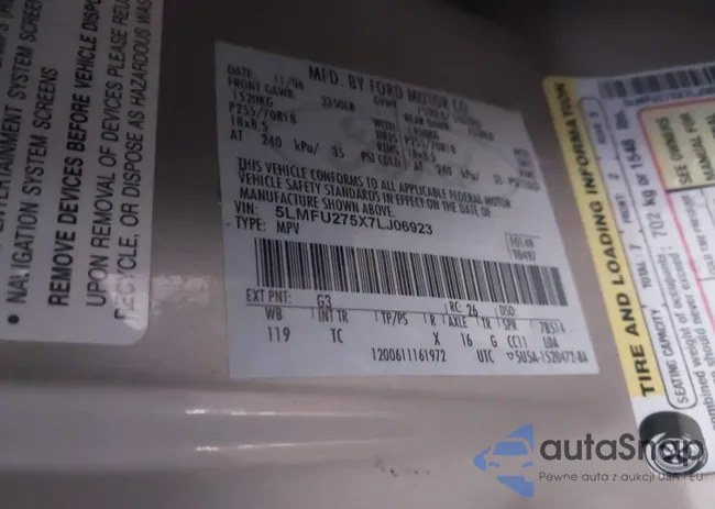 5LMFU275X7LJ06923: 43607633