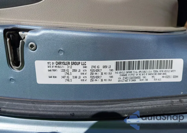 2C4RC1CG0CR300581: 43607818