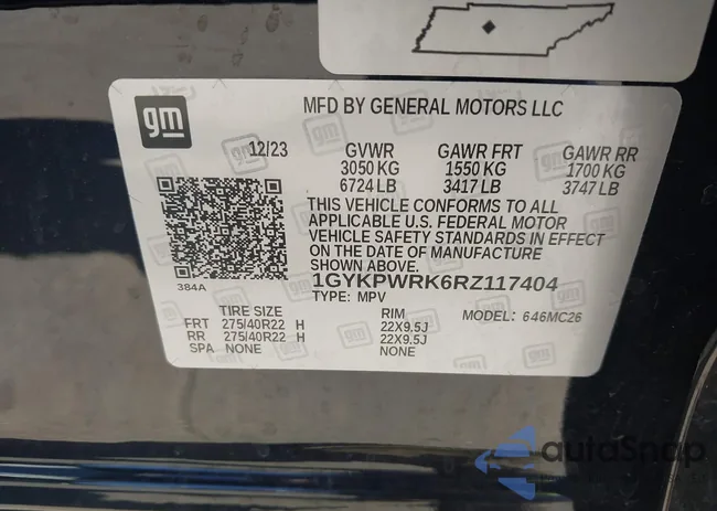 1GYKPWRK6RZ117404: 43607879